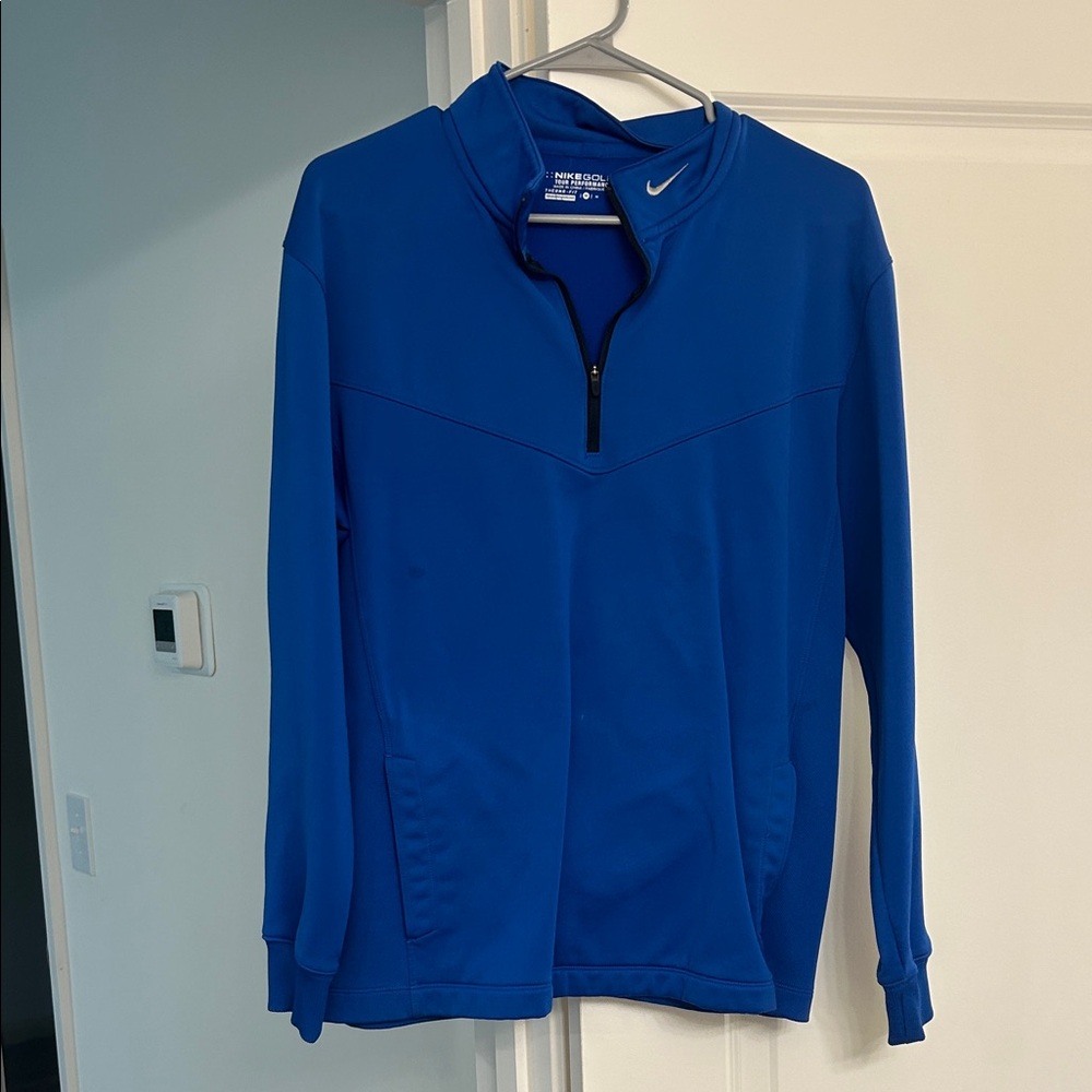 Nike Royal Blue Half-Zip Jacket